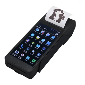 Преносим ПОС терминал Android Портативен Wifi Bluetooth Смарт устройство EMV плащане NFC pos - терминал с принтер