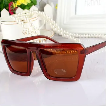 Модерен Класически квадратни слънчеви очила Дамски Маркови дизайнерски Vintage Слънчеви очила за жени на Мъжки Дамски дамски слънчеви очила Oculos de sol