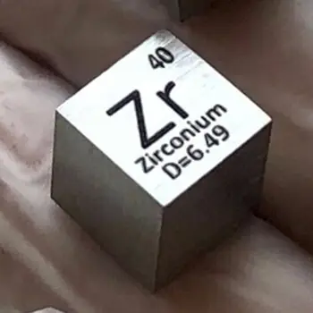 Zirkonium Zr Metall 10mm Dichte Wrfel 99,2% Hohe Reinheit Element Sammlung