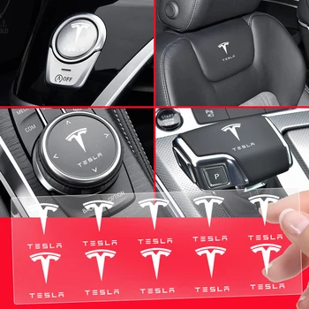 Логото на Колата Стикер на Централната Конзола с Логото на Устройството Lgnition Автоаксесоари За Tesla, Модел 3 Модел X Y Стил МОДЕЛ S РОУДСТЪР 2021 Лого