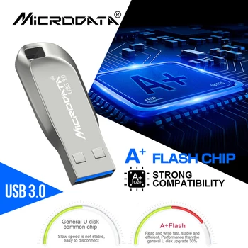 Метален мини-диск е 64 GB, 32 GB, USB 3.0 флаш карта, USB - памет от 16 gb, 8 GB карта памет истинският капацитет на usb 3.0 флаш памет