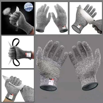 Ръкавици със защита От Порязване 5-то Ниво на Защита на Гольве Носимые Трайни Висококачествени Външни Зимни Топли Защитни Ръкавици Сойера Инструмент