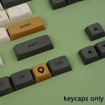 Сублимация на трептене Шапки клавиши PBT XDA за клавиатура CHERRY MX 125 Механични Шапки Клавиши Индивидуален Ключ H5F2