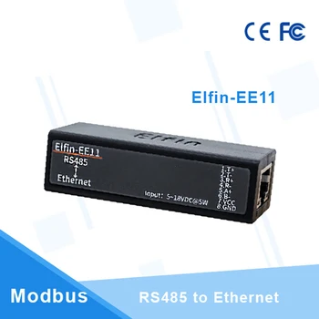 Сървър сериен порт RS232 RS485 - RJ-45 Ethernet Модул, на мрежово устройство Поддържа протокол Modbus TCP/IP Telnet Elfin-EE11 Q212