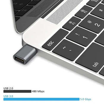 USB Адаптер-C към USB 3.0 Адаптер USB Type-C Женски към USB-мъж за MacBook Pro MacBook Air 2020 iPad Pro 2020 Устройство тип C