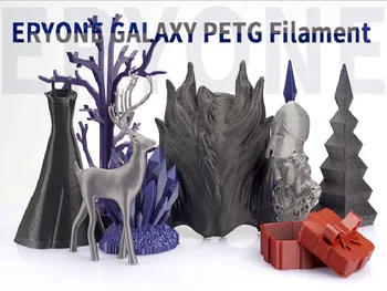 Eryone Лъскава нишка PETG 1,75 мм 3D-печат Блестящ Брилянтен Материал ±0,03 mm 1 кг Макара За 3D-принтер Бърза Безплатна Доставка