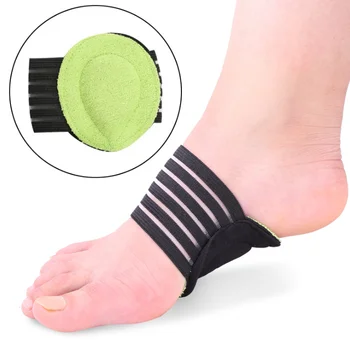 1 Чифт Нови Модерни Защитни подложки за масаж на Краката с еластична мека подплата, за да облекчи болката в краката Продукт за грижа за краката
