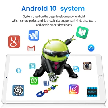 11-инчов таблет PC pro,6 GB оперативна памет,128 GB ROM, deca-ядро,какво ще кажете за таблет Android телефони 10.0,двойно предизвикателство, GPS, Bluetooth, Google Play