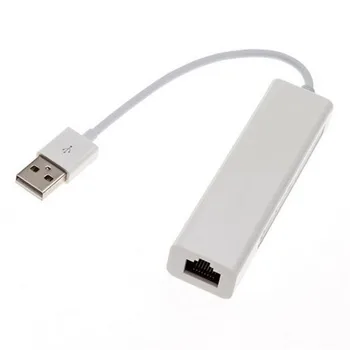 100 Mbps Ethernet USB с 3-пристанищен USB възел 2.0, RJ-45 Мрежова карта lan USB адаптер Ethernet хъб за PC