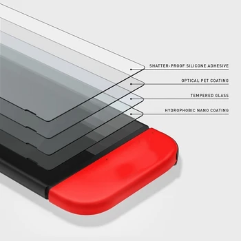 3 опаковки, Протектор на екрана за Nintendo Switch Стъкло Защитно Фолио за Nintendo Switch Lite За NS Oled Закалено Стъкло на Екрана
