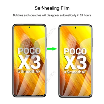 За Xiaomi Poco X3 NFC / X3 Pro / X3 Пълно Покритие на Мека Гидрогелевая Филм Протектор на Екрана