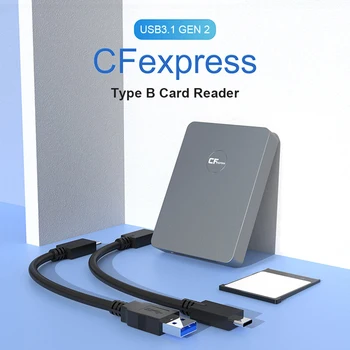 Устройство за четене на карти Памет на Устройството за четене на карти Памет Компютърен Адаптер за карти тип C USB3.1 Gen 2 10 gbps Четец CFexpress Тип B