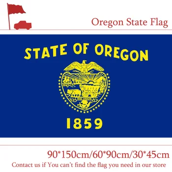 Флаг на щата Орегон 90*150 см 60*90 см Флаг на САЩ 3*5 Фута Банер 30*45 см Кола Флаг