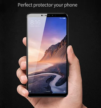 Закалено стъкло GerTong За Xiaomi Mi Max3 Стъкло за Xiaomi Mi Max 3 Протектор на екрана на защитно фолио Xiomi Mi Max3 pro