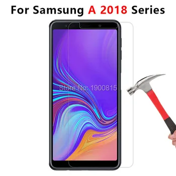 Защитно Стъкло За Samsung A5 A6 A7 A8 Plus 2018 Закалено Стъкло На Galaxy A 5 6 7 8 5а 6а 7a 8a Защитно фолио За Екрана на вашия Телефон