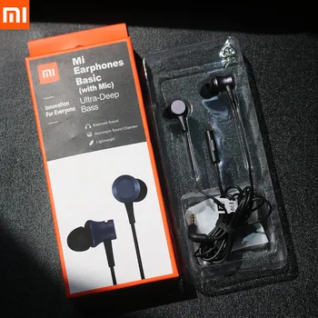 Оригинален Xiaomi Буталото 3 Жични Слушалки 3.5 мм Спортни Слушалки в ушите с Микрофон основната част Слушалки За mi note 10 pro redmi huawei oppo