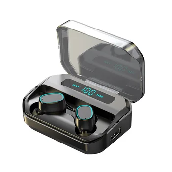 TWS 5.0 Безжични спортни слушалки Мини слушалка, която е съвместима с Bluetooth, подходящ за телефони Xiaomi Vivo Huawei Oppo Apple Android