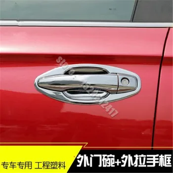 Оформление на автомобила за Citroen Elysee C-Elysee-2018 ABS Хромирана рамка, която да дръжката на Купата на Врата копчето Защитно покритие Покритие на капака