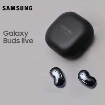 Оригинални Слушалки Samsung Galaxy Рецептори на Живо, с Реални Безжични Слушалки BUDSLIVE с Активна Шумоподавляющей Безжична Зареждане на Черно И Бяло Злато