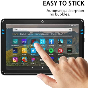Закалено Стъкло за Amazon Fire HD 8 10-то Поколение 2020 Прозрачно Защитно фолио за екрана tablet PC Взрывозащищенная Висококачествено фолио за екрана