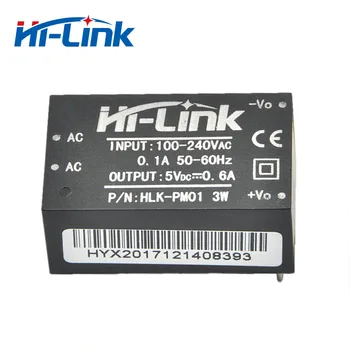 Безплатна доставка ниска цена Hi-Link ac dc 5-3 W мини-модул захранване 220 В изолиран превключвател на режима на хранене модул захранване HLK-PM01