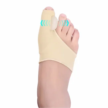 1 Чифт=2 бр. Коректор вальгусной деформация на големия Пръст на крака, Ортопедични Средства за грижа за краката Коректор на Костния пръста Корекция Педикюрных чорапи за Изправяне на Бурсит на Палеца на стъпалото