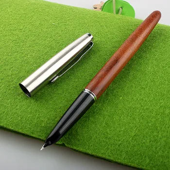 висококачествена Класическа дървена писалка 0,38 мм, с много тънък фитил Калиграфски Писалки Канцеларски материали, Ученически пособия чернильная дръжка