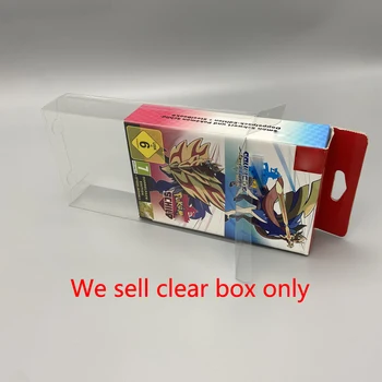 Бистра прозрачна кутия за превключвател Sword Shield Limited Edition EU версия кутия за съхранение колекция кутия за показване на прозрачен