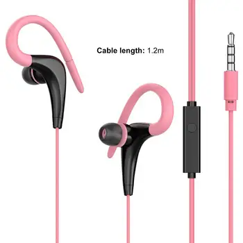 Бас Безжична Слушалка Bluetooth-съвместими Ухото на Куката Спортни Слушалки за бягане за Xiaomi iPhone Samsung Телефонна Слушалка Совалка