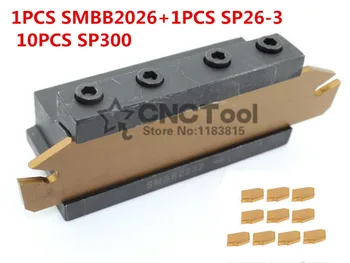20 мм стъбло SPB26-3 1 бр.+SMBB2026 1 бр.+ SP300 NC3020/NC3030 10 бр.=12 бр./компл. NC3020/NC3030 Обработващ стоманена струг инструмент с ЦПУ