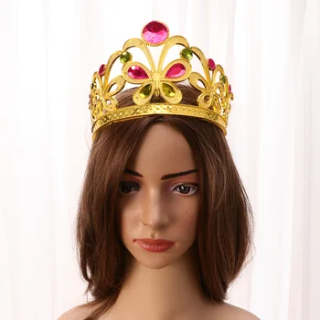 4ШТ Изпълнение на Пластмасови Бижута Стил Crown Mod Пенсне Короната на Партията Cosplay Сувенири
