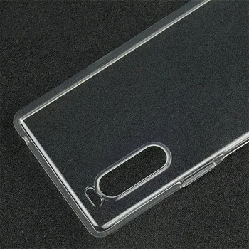 За Sony Xperia 5 Прозрачен силиконов калъф за Sony Xperia 5 J8210 J8270 J9210 за Sony Xperia 1 Покривала за меки калъфи за телефони>