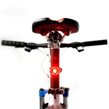 Led Водоустойчива Колоездене Колоездене Предни Задни Задни Каска Червени Светлини-Огнище На Предупредителен Лампа За Сигурност На Велосипеди Светлина За Сигурност