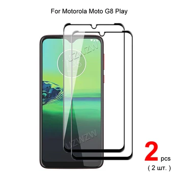 За Motorola Moto G8 Play Пълно Покритие от Закалено Стъкло Протектор на Екрана на Телефона Защитно Защитно Фолио 2.5 D 9H Твърдост