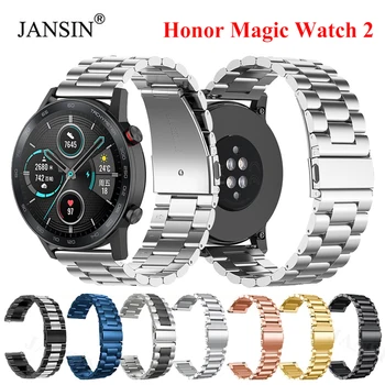 Каишка За часовник Honor Magic Watch 2 Метална Гривна Каишка За Huawei Honor Magic Watch 2 46 мм 42 мм от Неръждаема Стомана Гривна Correa