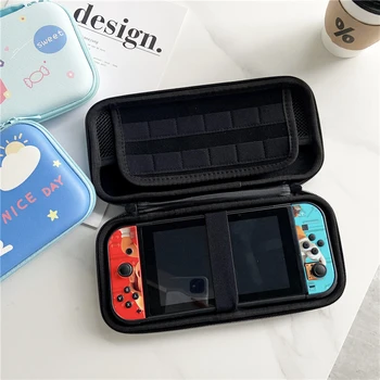 Модерна чанта за носене за съхраняване на Nintendo NS Switch Кутия за игрова конзола Калъф за черупки Сладък карикатура JonCon Защитен калъф