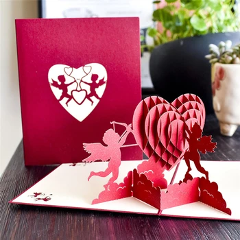 3D Цветни Дървета Формират Изскачащи Поздравителни Картички За 2021 година, Свети Валентин, Нова Година Ден на Майката честит Рожден Ден, идеи за Подаръци, Картички Шаферките