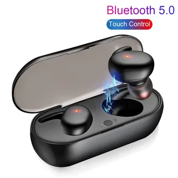 TWS Bluetooth 5.0 Безжични стерео слушалки Слушалки в ушите намаляване на шума, Водоустойчиви Слушалки За Слушалки С Зарядно Калъф