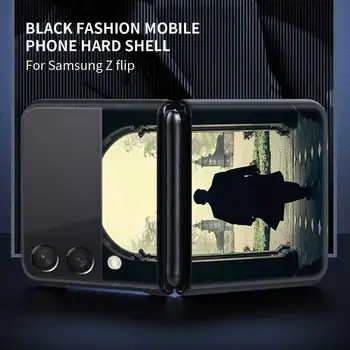 Остри Очила Луксозен Твърд Калъф за мобилен телефон за Samsung Galaxy Z Flip 3 Z Flip3 5G Противоударная Делото Fundas Capa