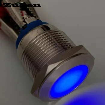 Метална индикатор лампа Zusen 19 мм (ZS19-D/B//N)