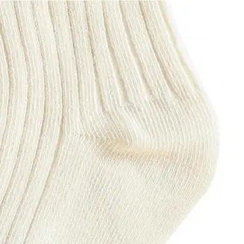Пролет И Есен Новите детски чорапи, Дантелени за новородени момичета Свободни от чист памук Средната тръба Чорапи в корейски стил Сладки бебешки чорапи