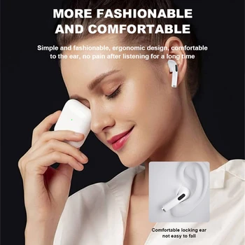 Слушалки Bluetooth Слушалки, Mini TWS Hi-Fi Безжични Слушалки в ушите Стерео Хендсфри Слушалки За xiaomi Iphone 12 13 Pro 4
