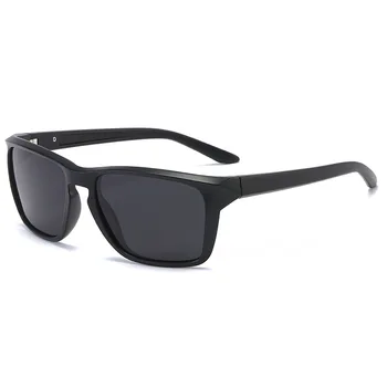 Модни fashion слънчеви очила за жени с черна рамка, тънък модерен поляризирани слънчеви очила за шофиране на открито козирка