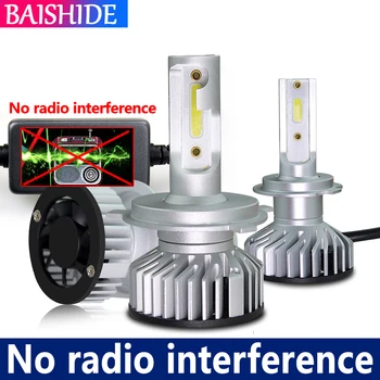 BAISHIDE H3 LED Светлини на автомобила H4 60 W 8000LM H7 LED EMC H1 H8 H11 9005 9006 дата на раждане 6500 ДО Стайлинг на автомобили Авто Фарове за мъгла Лампи