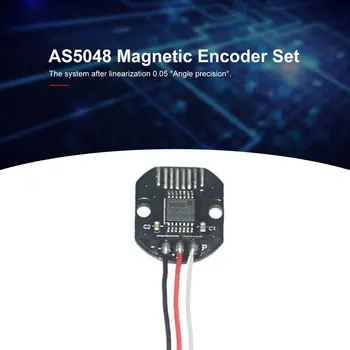 Магнитния енкодер AS5048 Определя интерфейс PWM и SPI с точност 14 Бита, Без Притежателя на четки на Въртящи сензор AS5048A за бесщеточного на двигателя