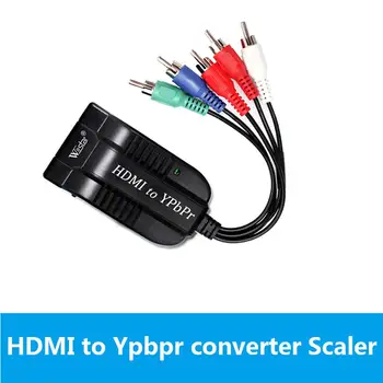 Конвертор HDMI в мащабируем Конвертор HDMI и ypbpr компонент в компонент адаптер Поддръжка на 720/1080P за телевизори, PS3, Xbox, Fire Stick, Roku, DVD-плейъри