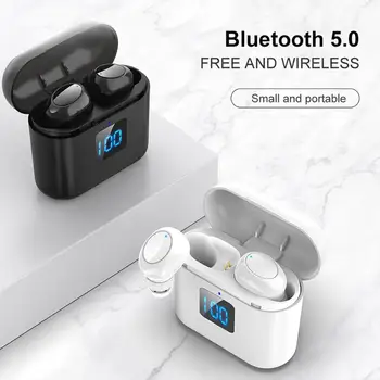 X11 за Безжична връзка Bluetooth 5.0 Акумулаторни Слушалки Smart Touch 8D Стерео Слушалки Управление с Един бутон Ергономичен Дизайн Удобен