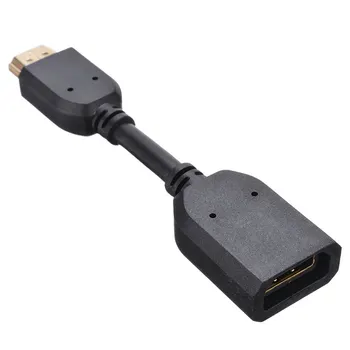 Позлатен HDMI-съвместим удължител Удлинительный кабел Clack HDMI-съвместим Удлинительный кабел за Chromecast Miracast HDTV Видео