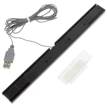 За игри Wii Тъчпад Кабелни Приемници Инфрачервен IR Взаимозаменяеми Сензор за Дистанционно управление USB За сигнала Nitendo Ще се Свърже с Ба N4F5