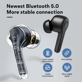 Oneodio F1 Настоящите Безжични Слушалки Bluetooth 5,0 Слушалки С Микрофон TWS Стерео Безжични Слушалки За разговори със свободни ръце на Телефона